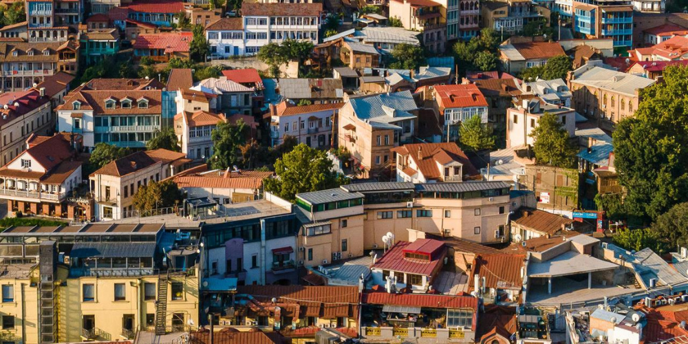 Buildings in Tbilisi, Georgia