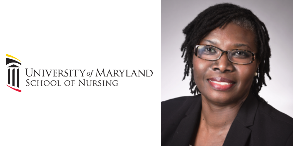 School of Nursing logo and Dr. Veronica Njie-Carr