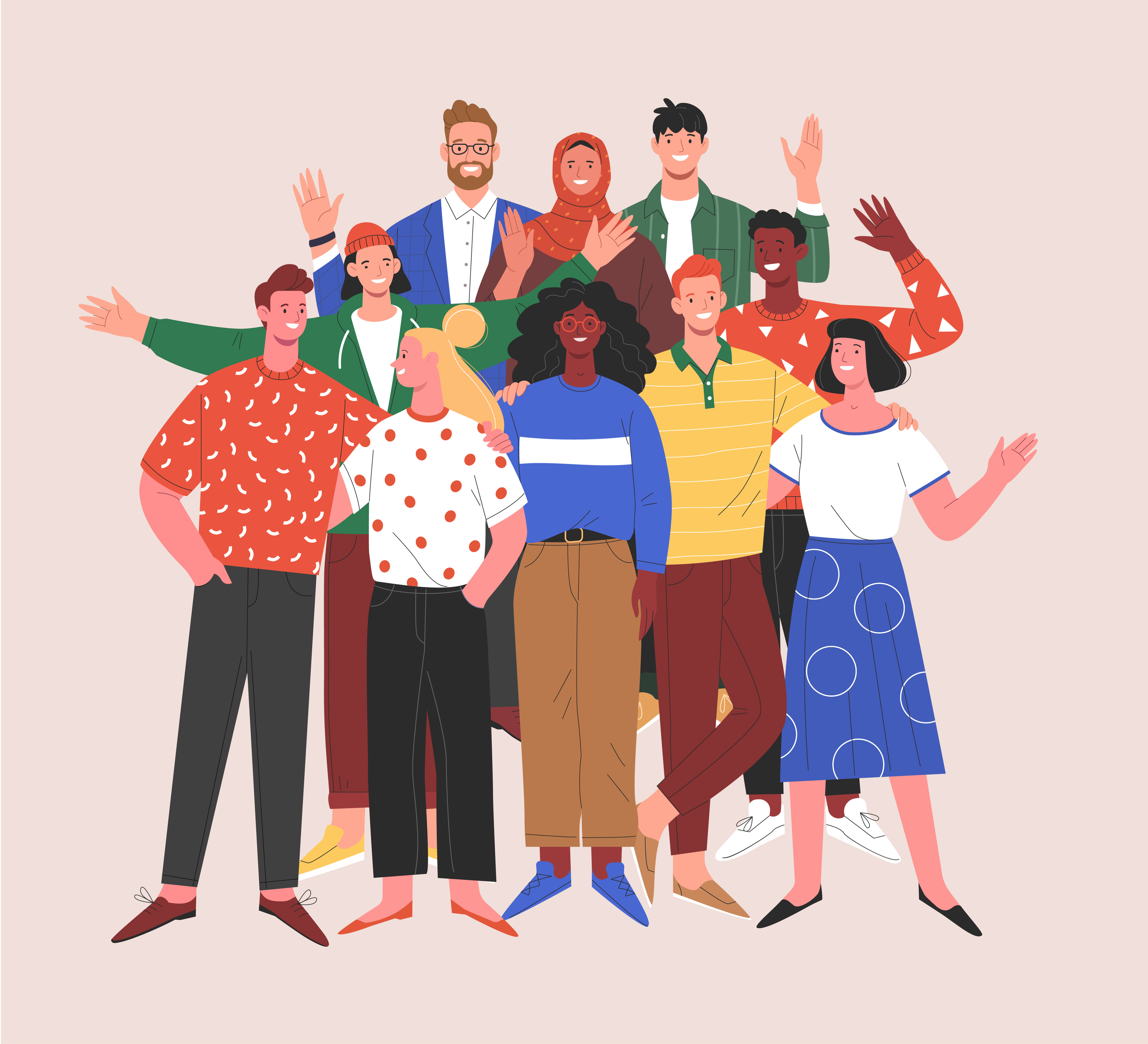 Group of diverse people