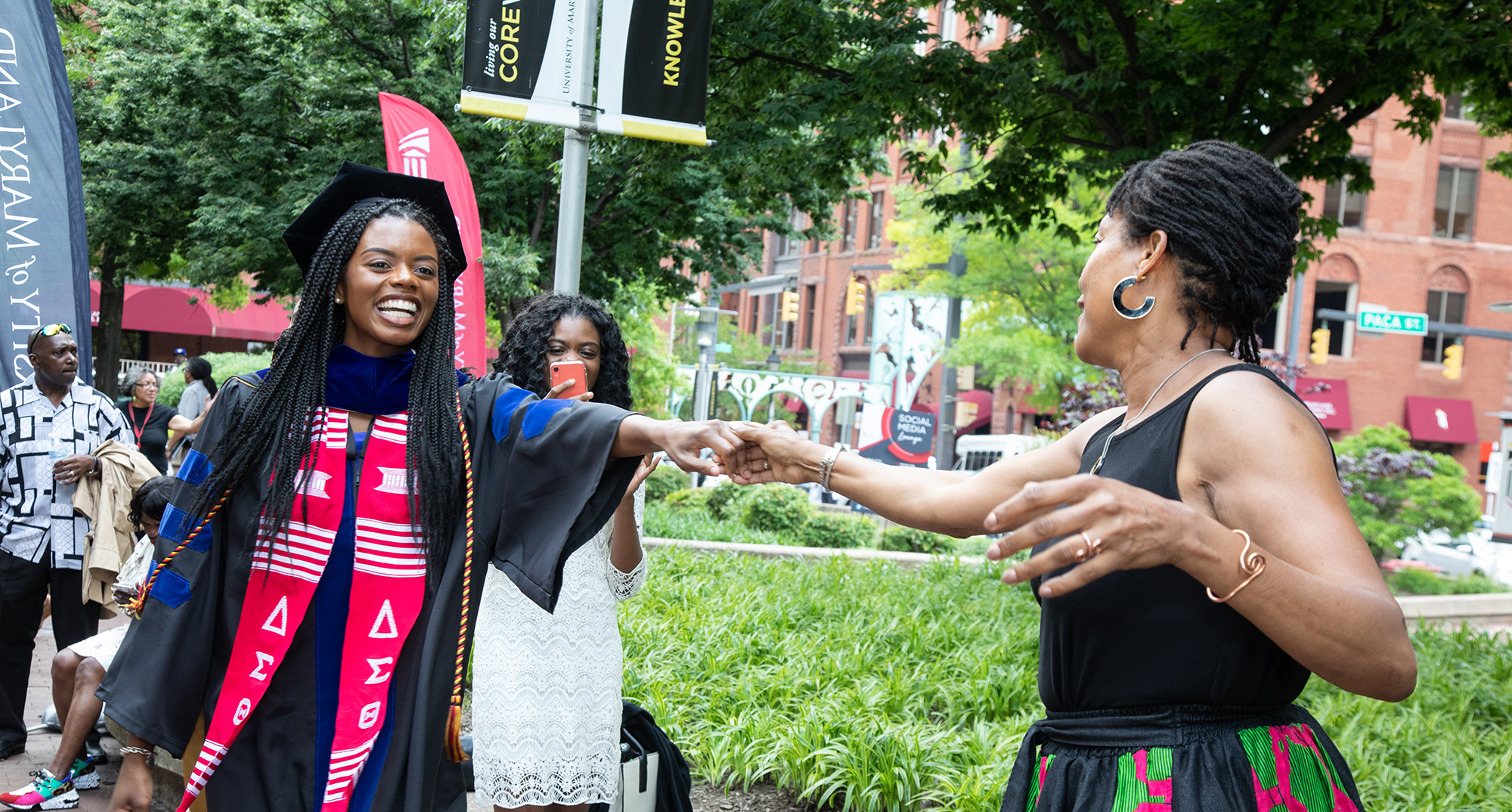 Student graduating