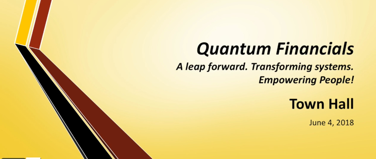 A Decorative Slide, Quantum Financial