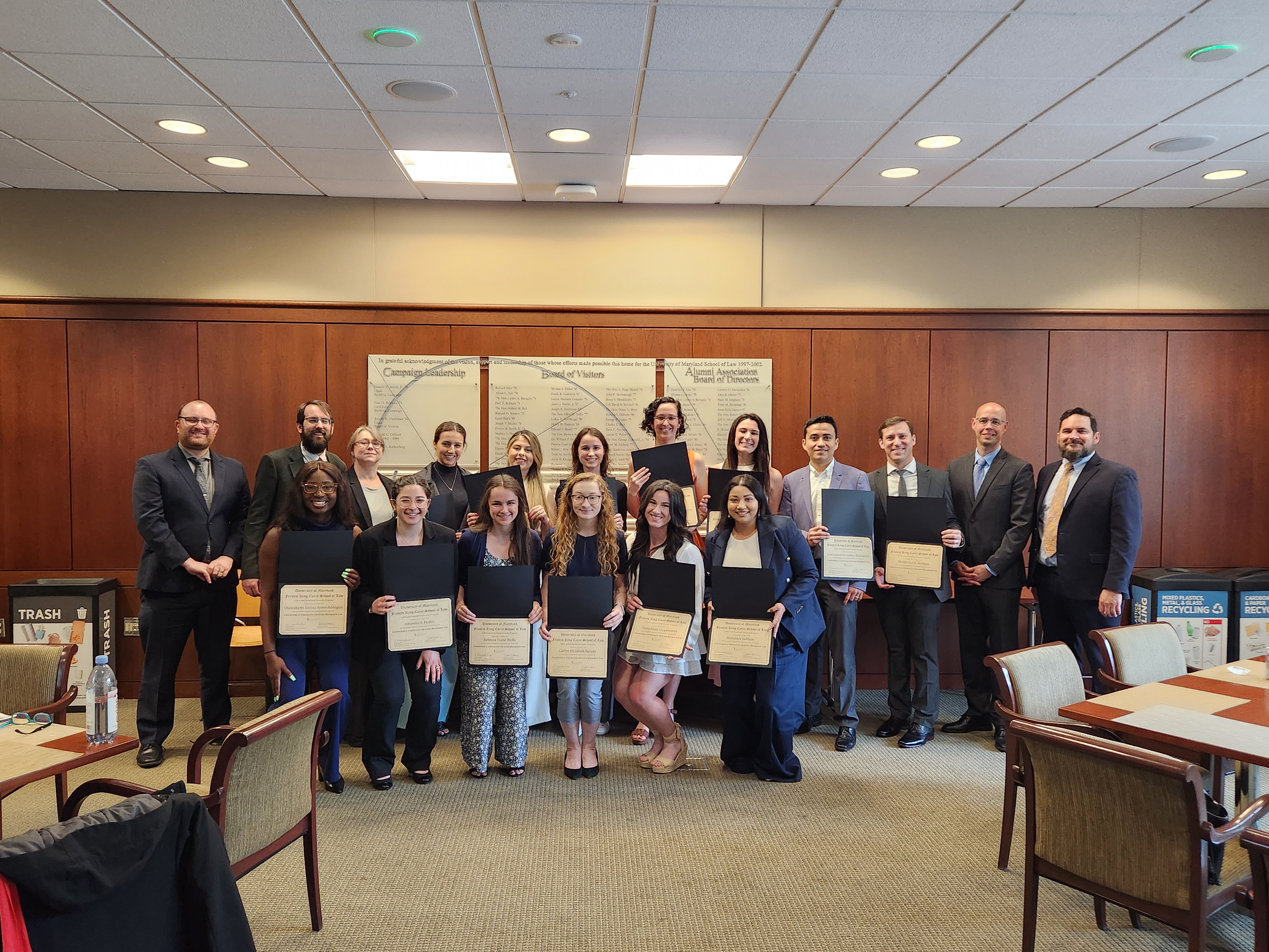 Cybersecurity and Crisis Management Certificate Ceremony
