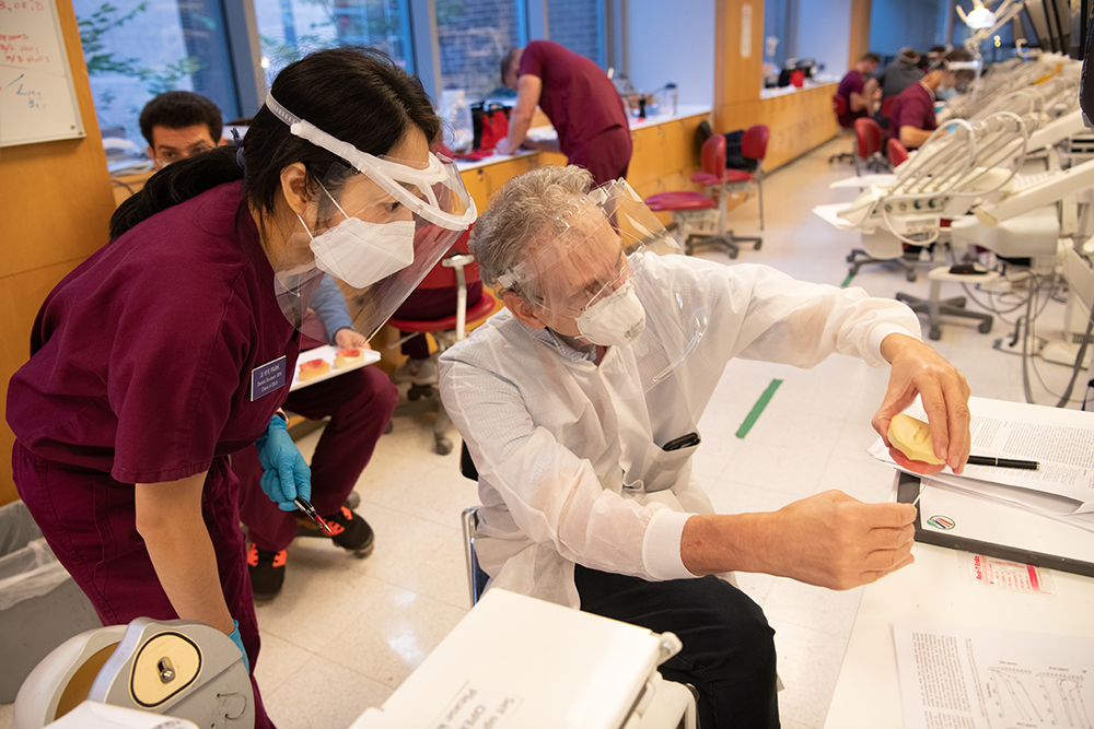 Dental Student and Professor