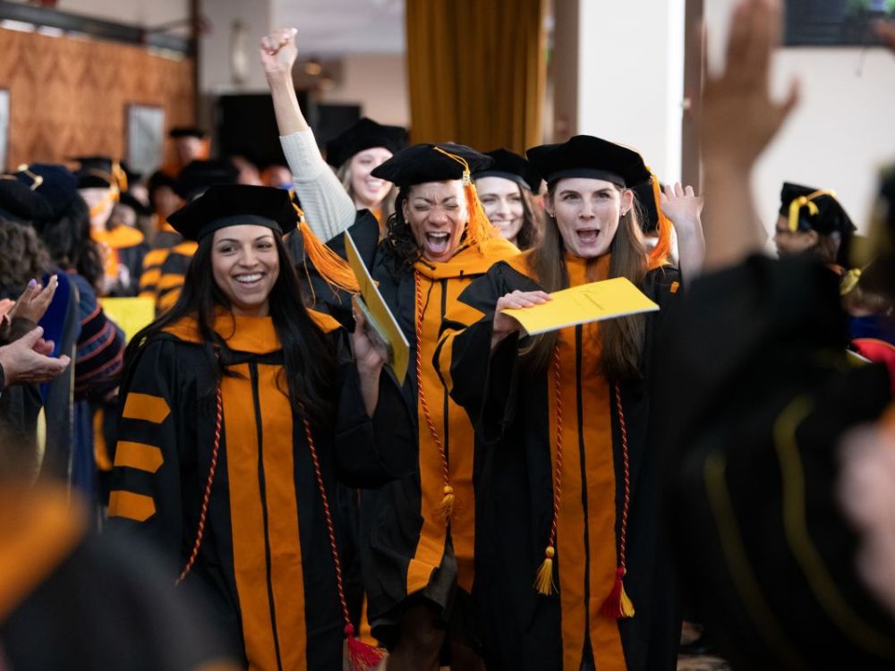Students at the University of Maryland School of Nursing convocation celebrate their graduation in May 2026.