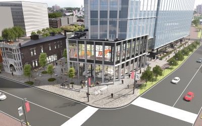 A rendering of the front of 4MLK
