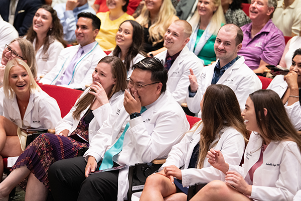 Students laughing