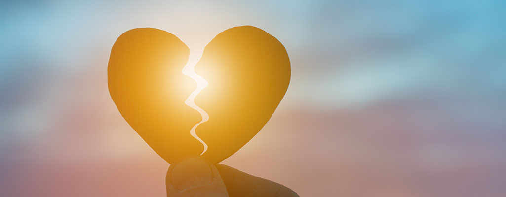 A broken heart