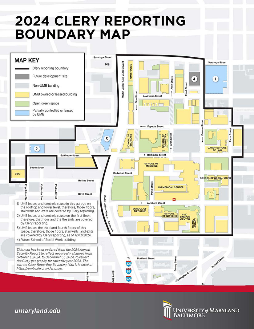 2024 Clery Map