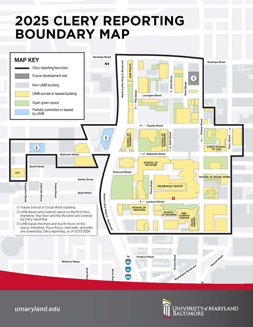 2025 Clery Map