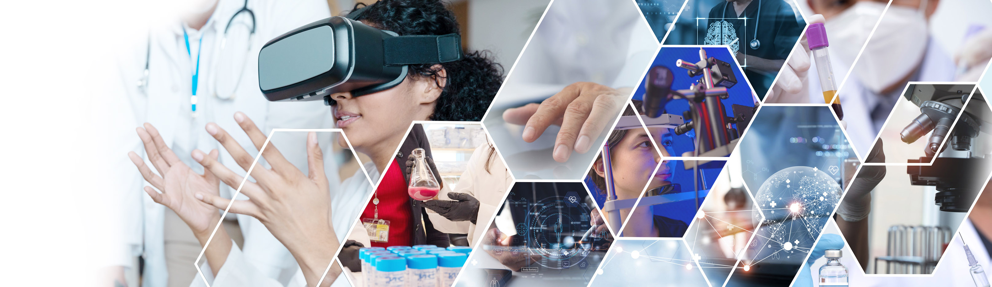 collage of biomedical research images