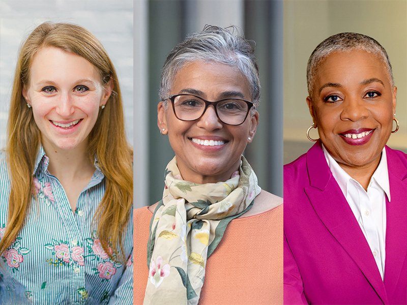 Randi Braun, Renee Hutchins-Laurent, Gloria Blackwell